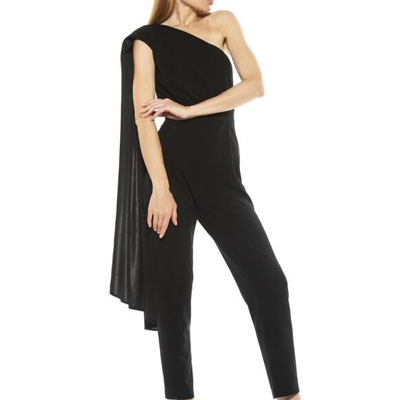 Alexia Admor Cape Jumpsuit - Picture 1 of 9